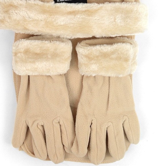 Gift set- Fleece Winter Bundle- Cream - Picture 2 of 3